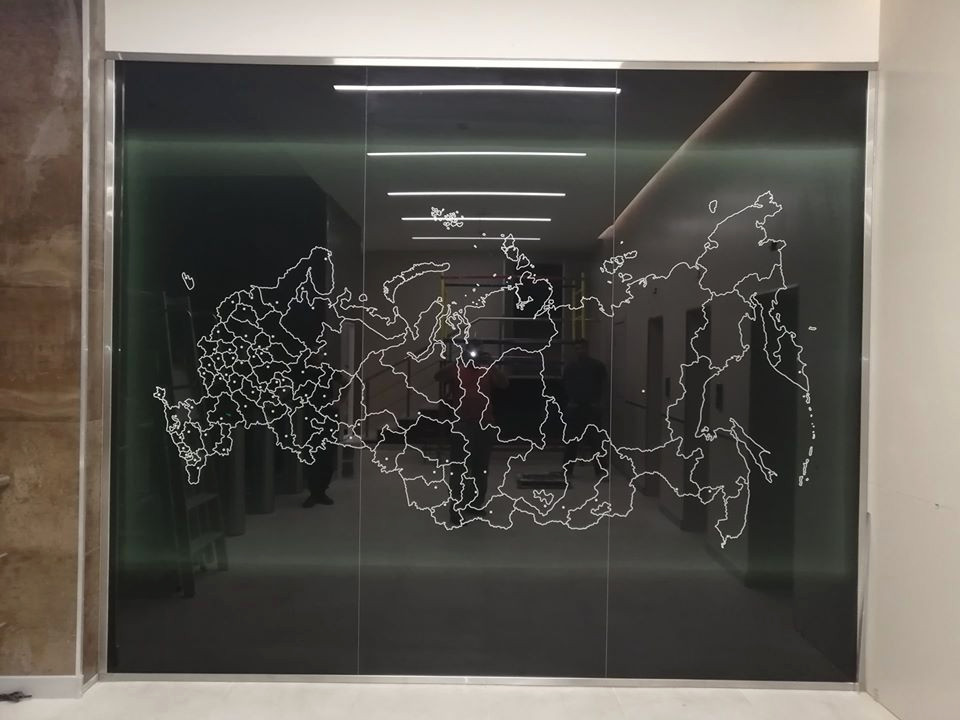 Стеклянные перегородки