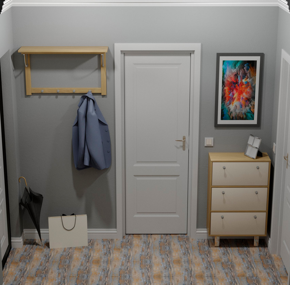 Проект однокомнатной квартиры 42м.кв