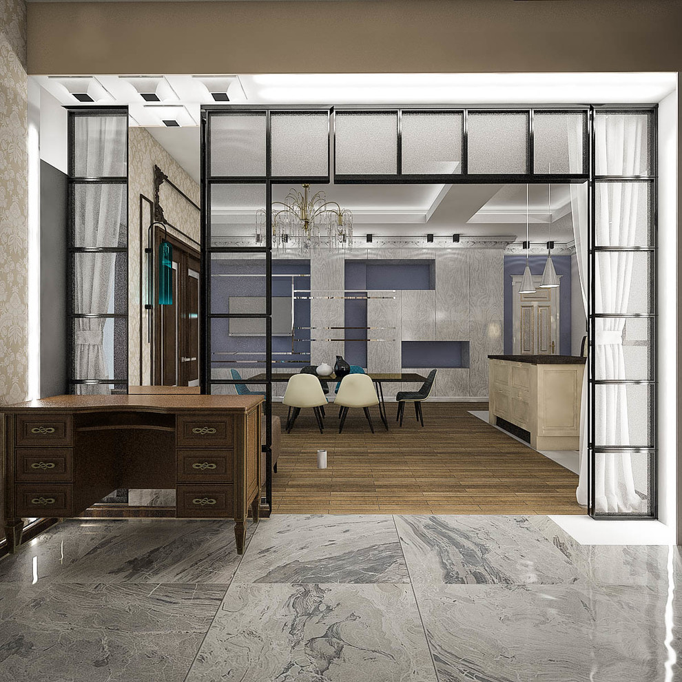 Хол с кухней-гостинной