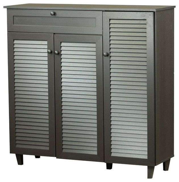 Pocillo Wood Shoe Storage Cabinet Contemporary By Pocillo Wood Shoe Storage Cabinet