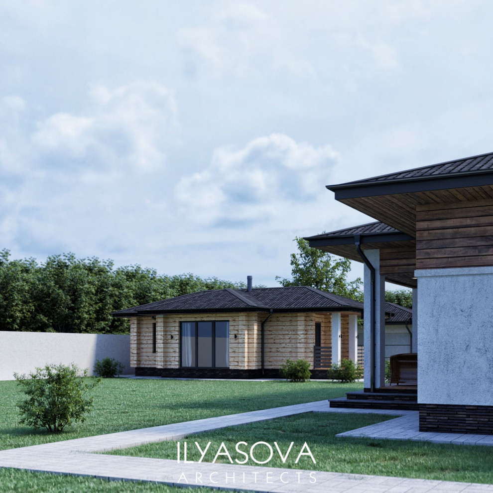 Одноэтажный проект дома в Казани