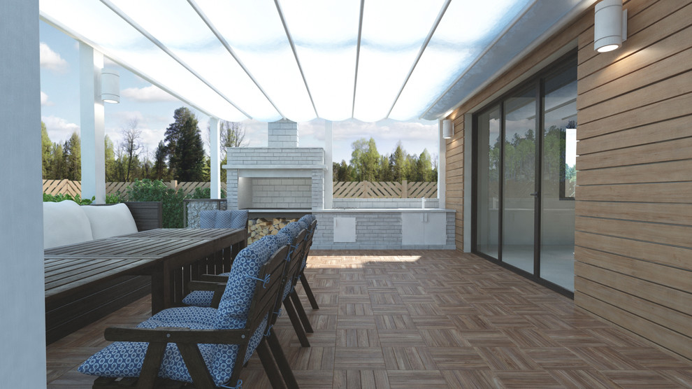 Придомовая территория в Подмосковье