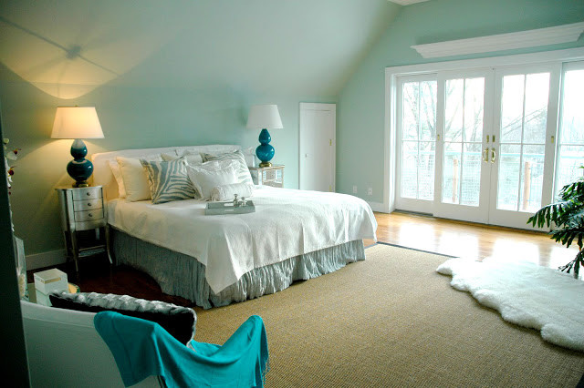 Turquoise Bedroom Contemporary Bedroom Other By Chic