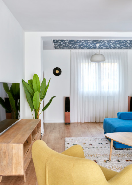 Hogar Marta y Roger contemporary-vardagsrum