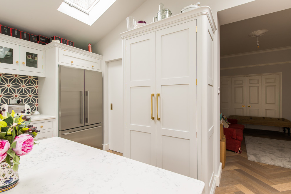 This is an example of a traditional kitchen in Kent.