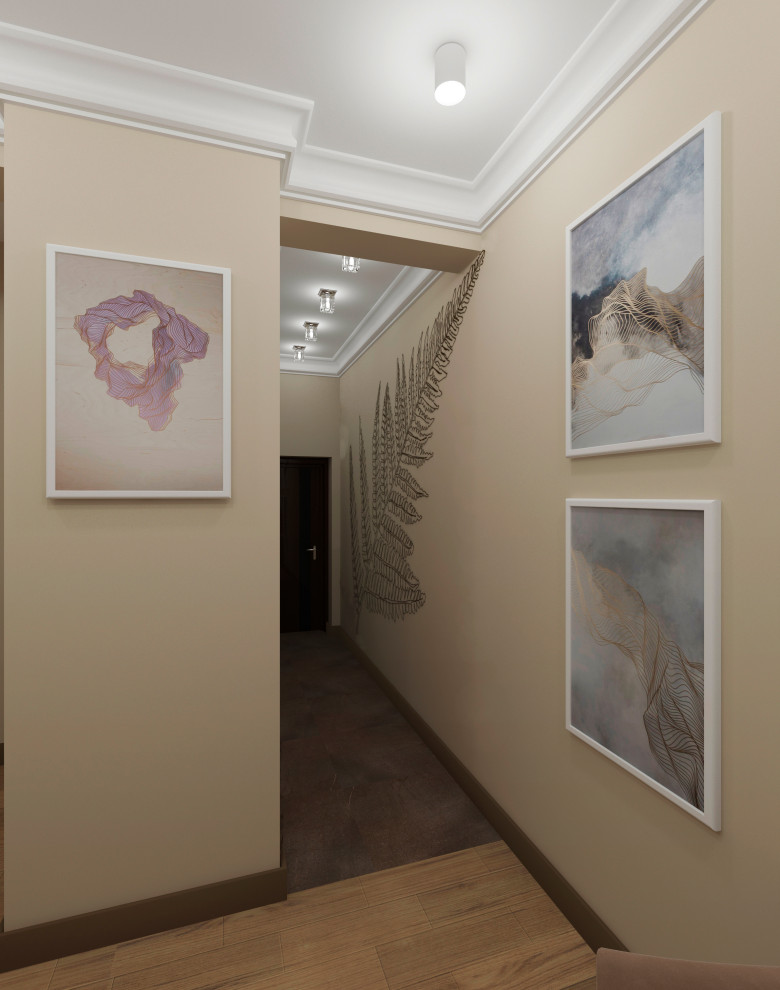 Эклектичный. Квартира для трех поколений - "Мята и папоротник"