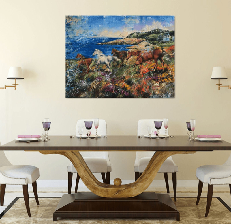 Работы художницы Дианы Маливани - Столовая - Дизайн интерьера (1)