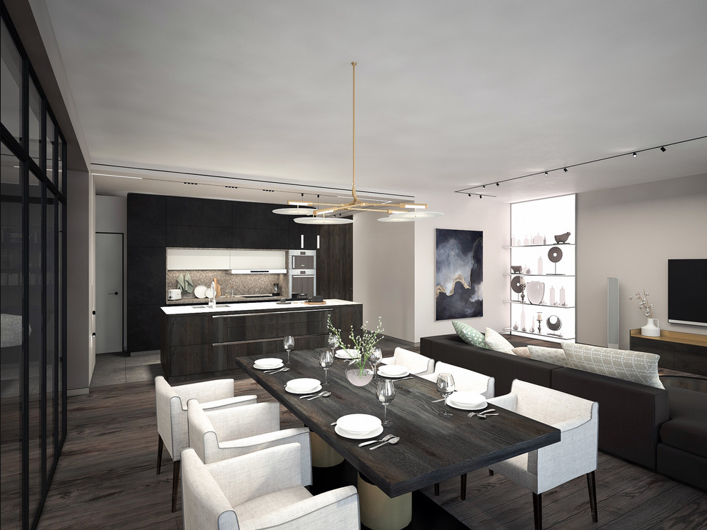 Просторная современная квартира в Москве