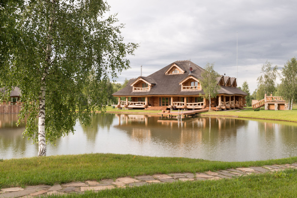 Дом в рустикальном стиле