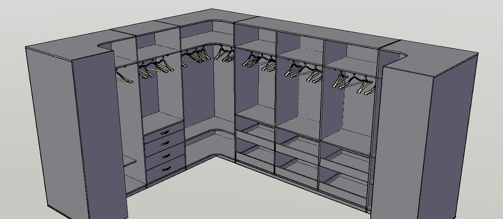 Гардеробная комната, шкаф 3