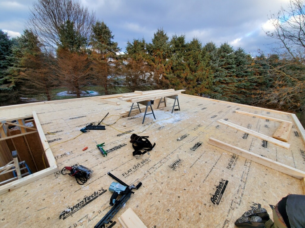 2 story 2 car garage addition