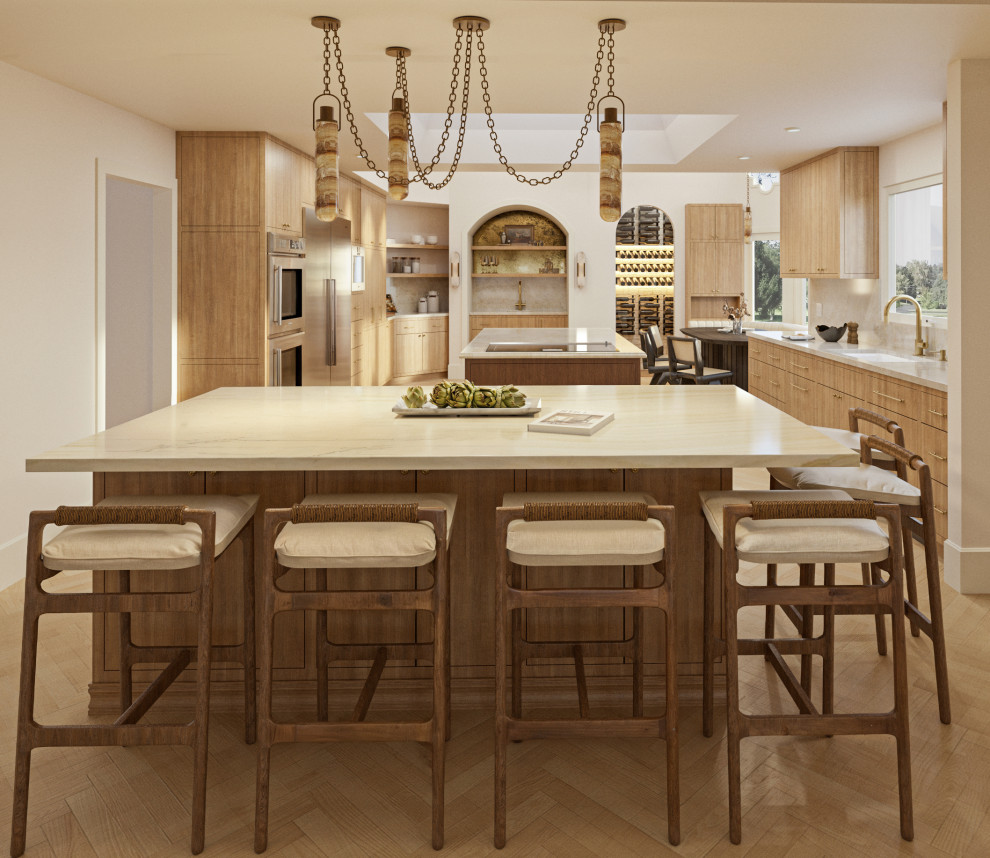 Montecito-Inspired Kitchen Transformation in Corona del Mar