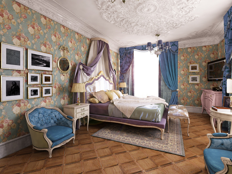 3dмодели для проекта спальни в стиле французкого романтизма