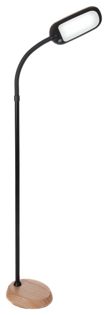 Brightech Litespan LED Bright Reading and Craft Floor Lamp Modern Stand 