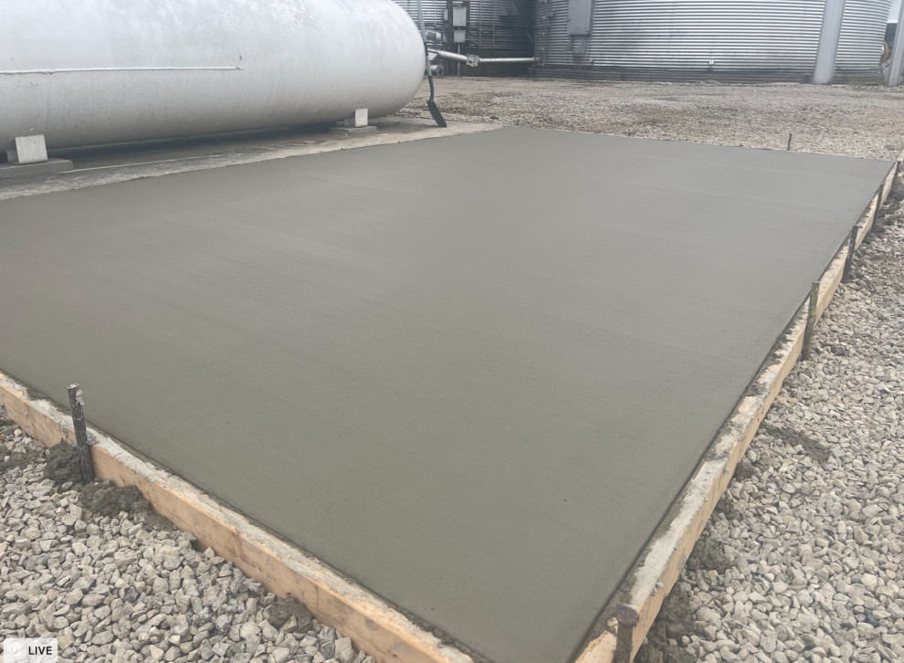 Farm Slabs (Barn apron and propane tank slab)