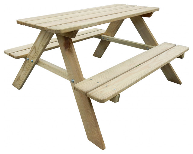 vidaXL Kid's Picnic Table, 89x89.6x50.8 cm
