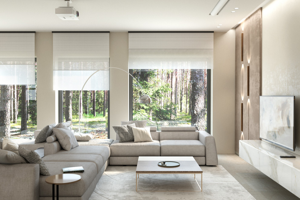 Дом в соснах