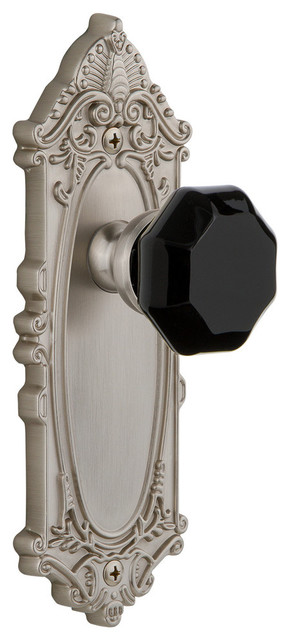 Grandeur Grande Victorian Plate with Grande Victorian Knob Double Dummy Antique Pewter
