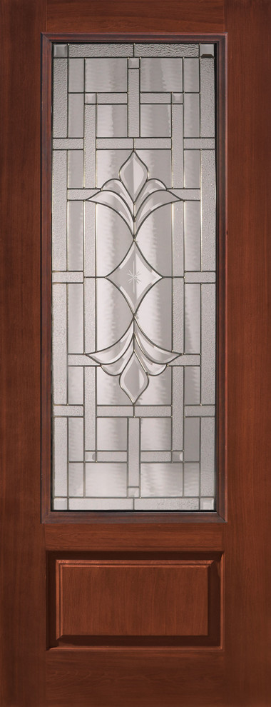 Marsala Fiberglass Front Door