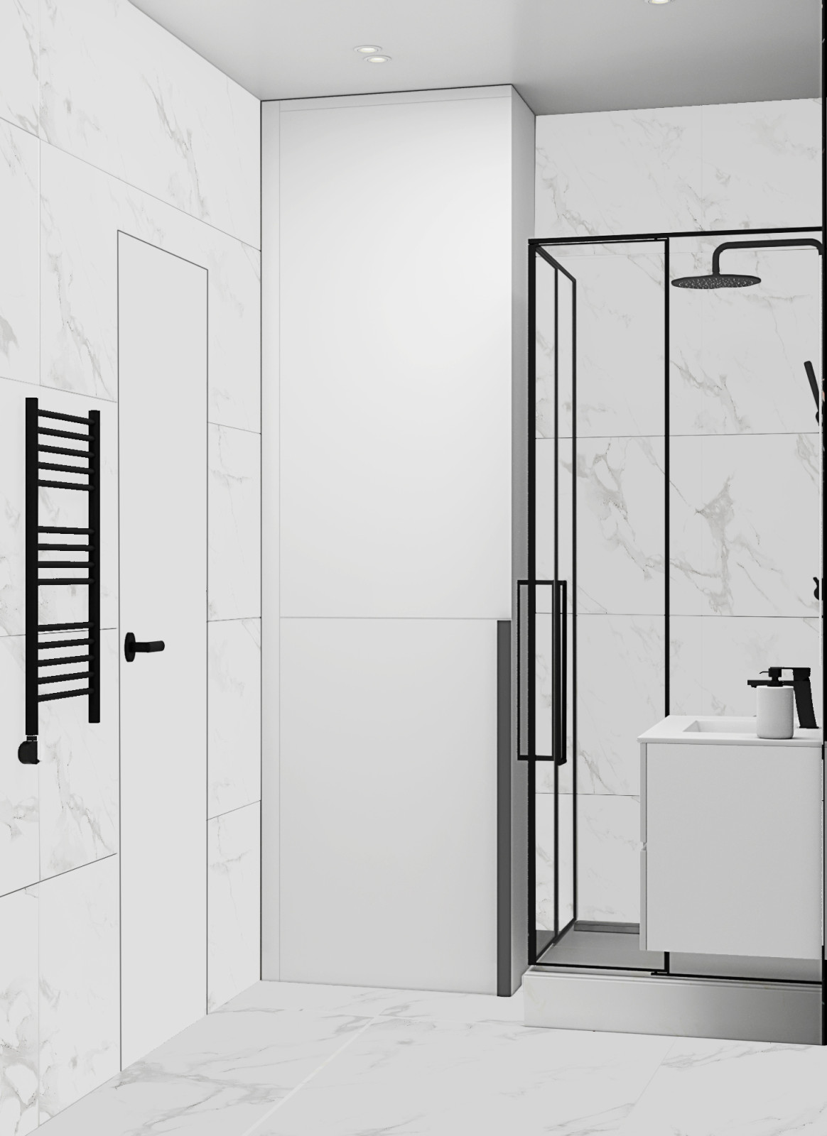 Проект для молодой девушки Москва " Оттенки синего"