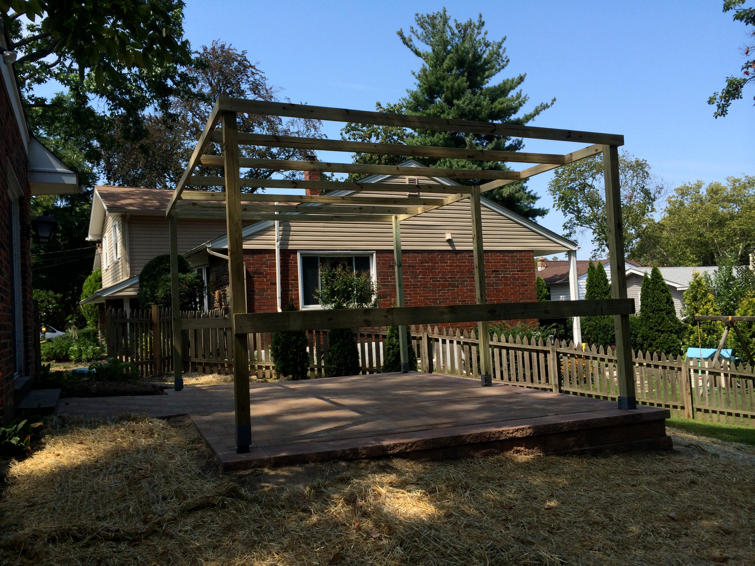 Patio with Sukkah