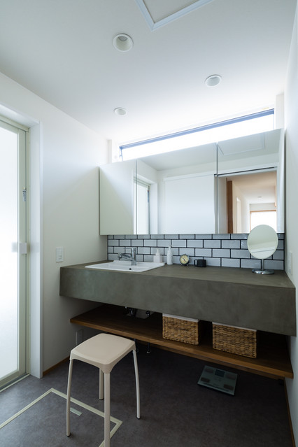 高萩の家 bagno-di-servizio