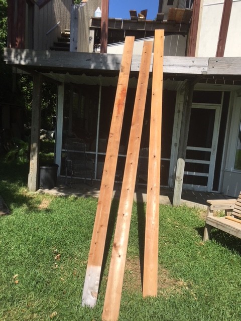 Cedar Wood Deck, Bayside with Custom Railings