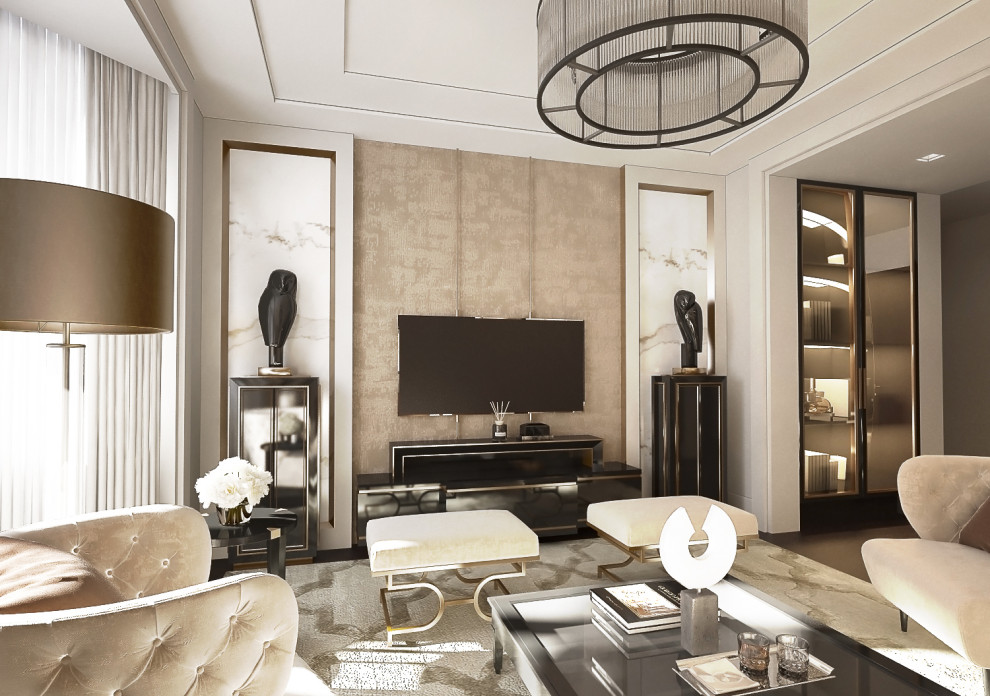 Проект квартиры ЖК «Алые паруса» в стиле Арт-деко