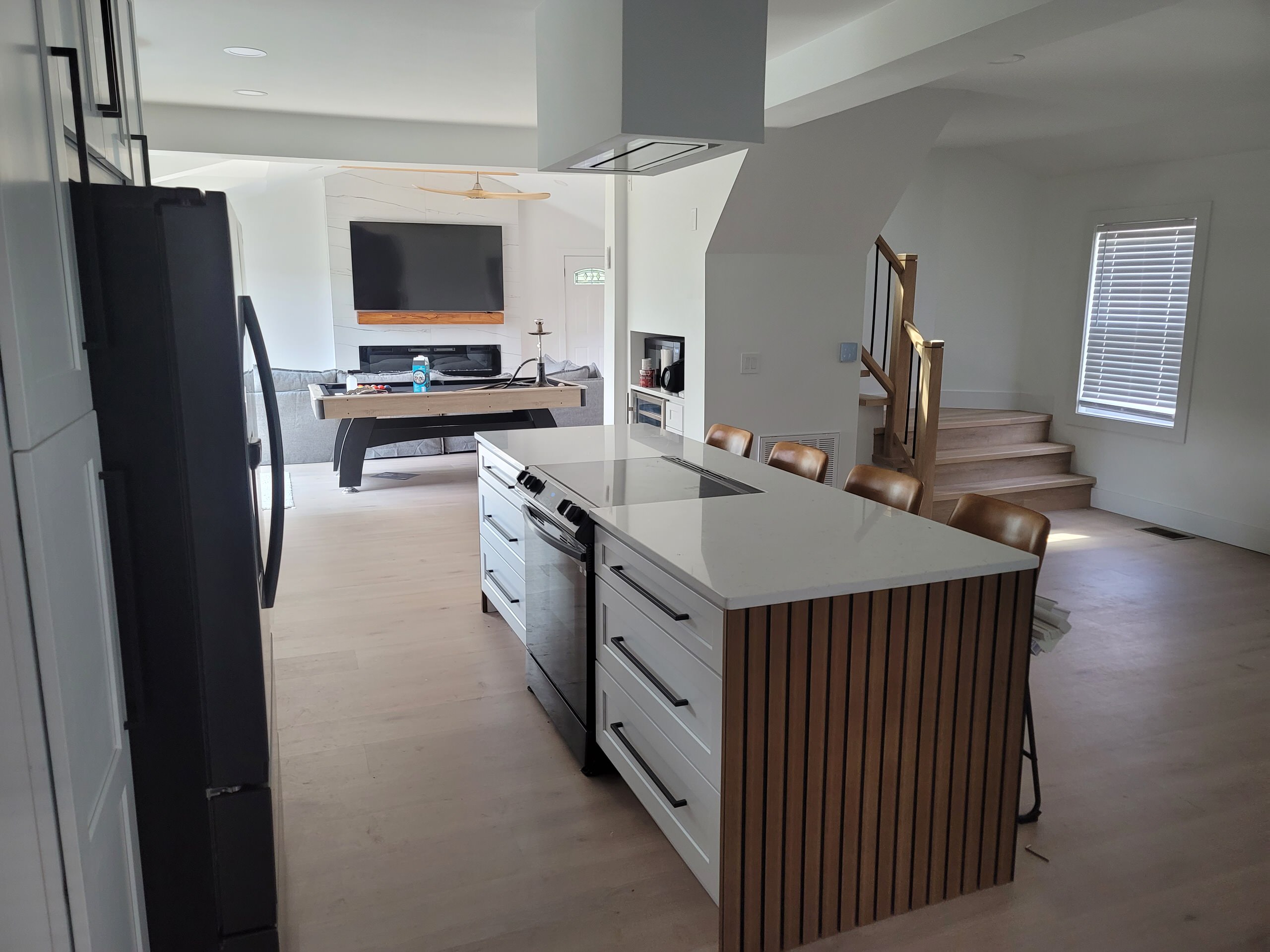 Example of a 1960s kitchen design in Bridgeport