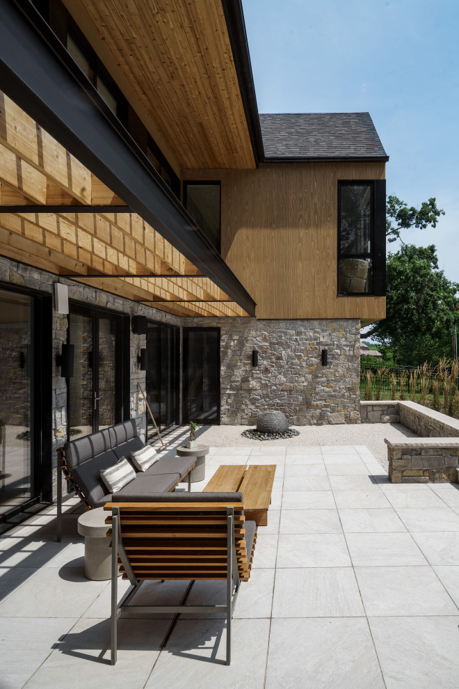 Patio - contemporary patio idea in Kansas City