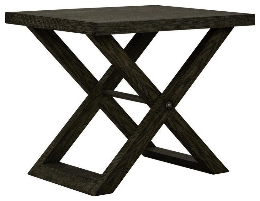End Table Urban Brown Transitional Side Tables And End Tables by