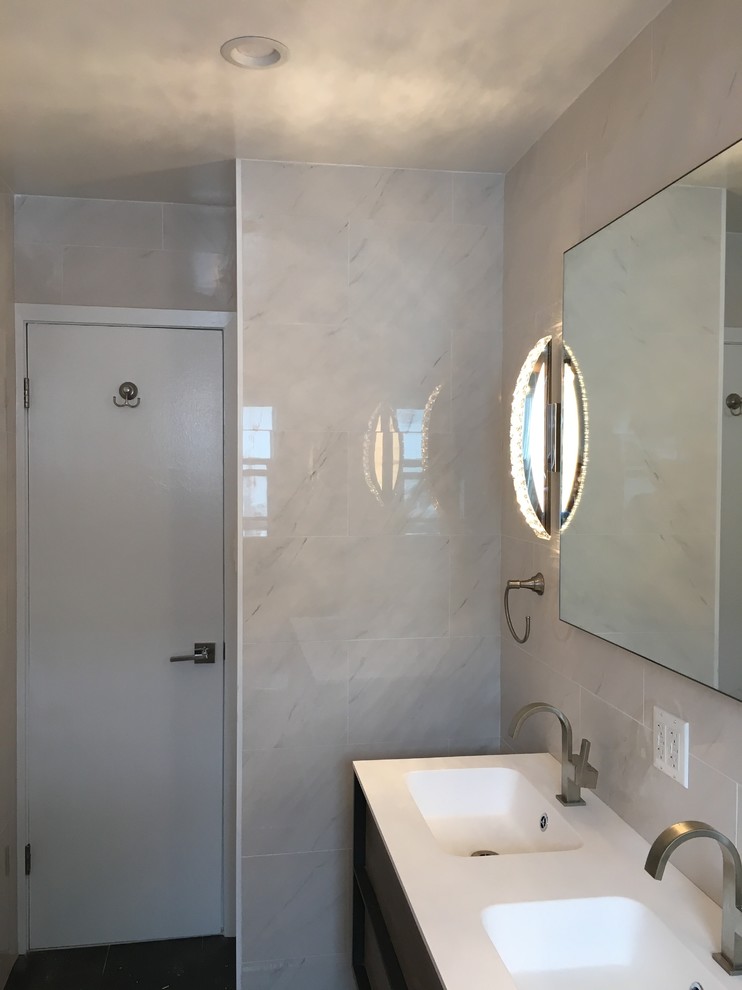 Bathroom renovation in two family house in Flushing