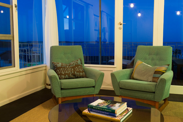 Kiama Beach House retro-vardagsrum