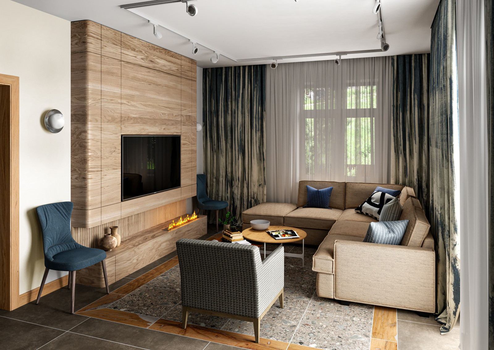 Дизайн загородного дома 200 кв.м.