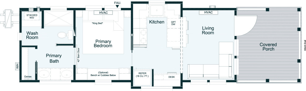 Tiny Home - Clayton Park Models - The Cheaha