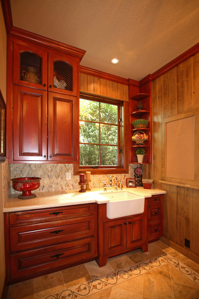 Design ideas for a traditional laundry room in Portland.