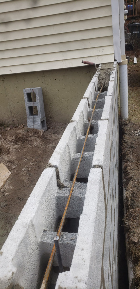 Addition Project Block Foundation