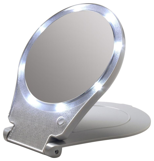 Led Lighted Magnifying Mirror Contemporary Makeup Mirrors By Led Lighted Magnifying Mirror