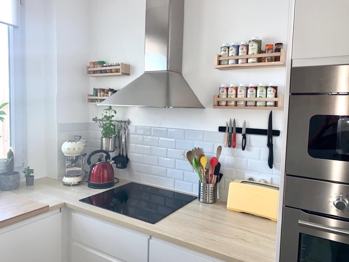CUISINE: rénovation complète de cette pièce de 9m2