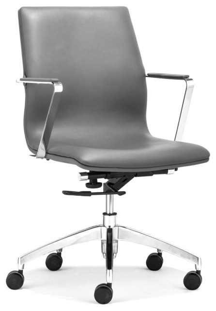 Herald Low Back Office Chair Gray