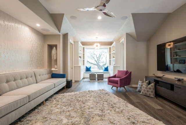 Family Room modern-wohnzimmer
