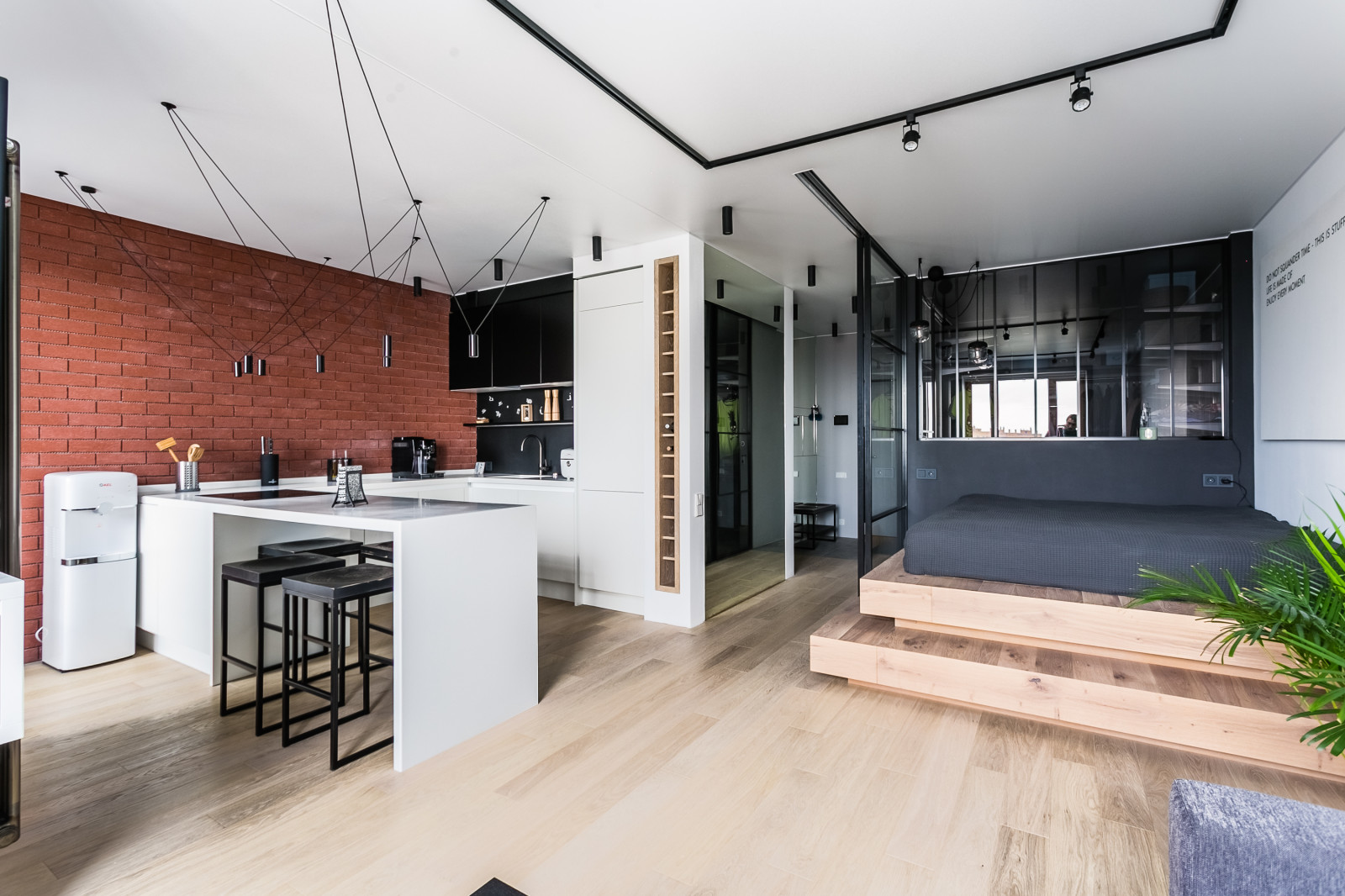 Дизайн и ремонт квартиры 50 кв. метров в стиле лофт