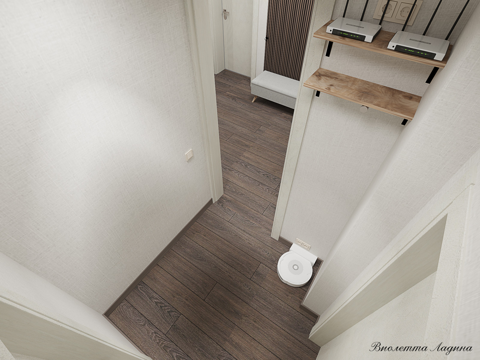 Большая квартира с воспоминаниями о путешествиях.