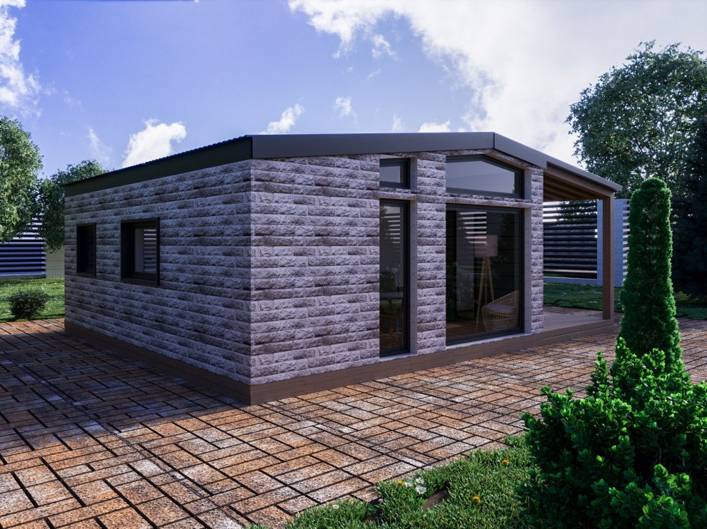 Экстерьер модульного дома