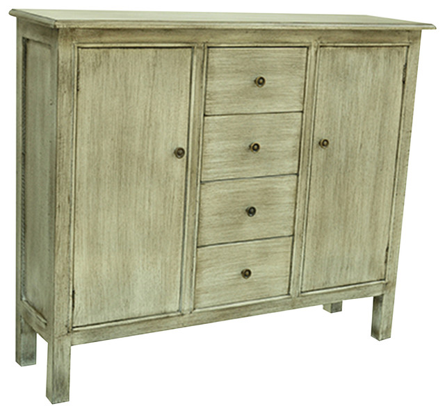 Brookline 4-Drawer Cabinet - Farmhouse - Accent Chests And ...