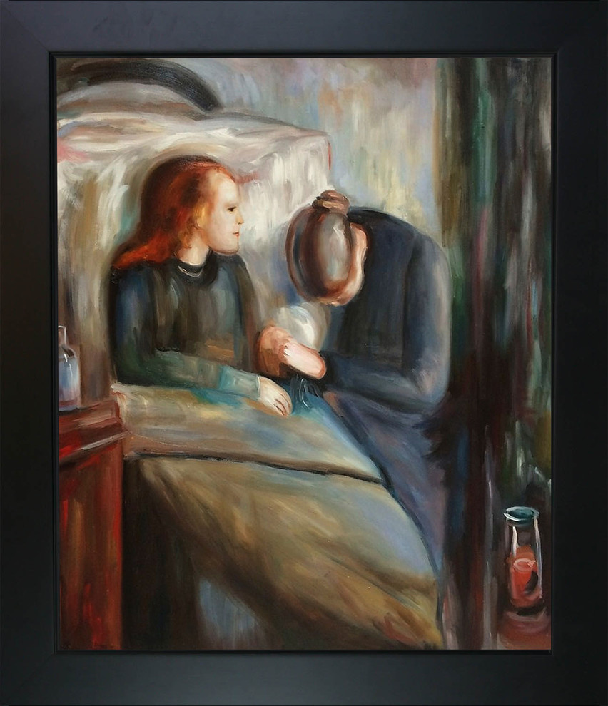 The Sick Child Traditional Paintings by overstockArt Houzz