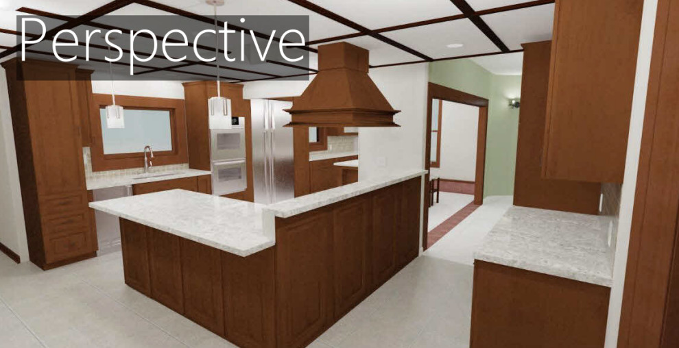Home design - transitional home design idea in Indianapolis