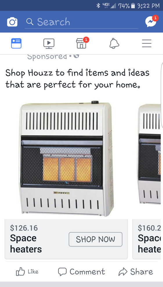 Hearthrite propane heater
