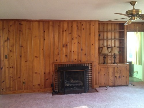 Pickled Knotty Pine Walls Robotena