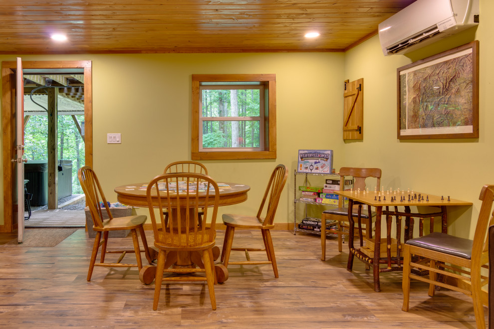 Basement - rustic basement idea